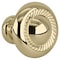Brixwell Novelty Mushroom Cabinet Knob For Kitchen And Home Hardware 1-1/4 in Dia Polished Brass BXB322035 - alternate 1