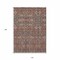 Homeroots 10' X 14' Red and Dark Blue Floral Washable Non Skid Indoor Outdoor Area Rug 564373 - alternate 3