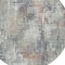 Homeroots 8' Taupe Gray And Copper Round Abstract Washable Indoor Outdoor Area Rug 583180 - alternate 3