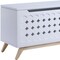 Homeroots 16" X 37" X 21" White Natural Wood Youth Chest 347557 - alternate 2