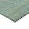 Homeroots 5' X 8' Teal Blue Striped Washable Indoor Outdoor Area Rug 608814 - alternate 4