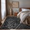 World Rug Gallery Tribal Pattern Area Rug 7 ft 10 in x 10 ft Black WR141BLACK8X10 - alternate 4