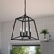 Vaxcel Hayes 4 Light Black Farmhouse Cage Pendant Lantern P0310 - alternate 2
