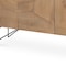 Homeroots 80in Black Solid Wood Sideboard Soft Close with Four Doors 611024 - alternate 3