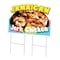 Signmission Jamaican Jerk Chicken Die Cut Yard & Stake plastic window, 2436-Jamaican Jerk Chicken C-DC-2436-DS-Jamaican Jerk Chicken19 - alternate 1