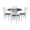 Whitewood Industries Extension Dining Tables, 45 in L, 38 in H, Parawood, 5 Piece K05-42DPT-23-C617-4 - alternate 1