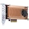 Qnap DUAL M.2 22110/2280 PCIE SSD EXPANSION C QM2-2P-244A - alternate 1