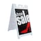 Signmission Shoe Sale, A-Frame & 2 Decals Installed, Heavy-Duty Plastic Frame SBHD-D-2436-Shoe Sale - alternate 1