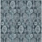 Homeroots 8' X 10' Teal Blue And Sky Blue Damask Washable Indoor Outdoor Area Rug 588199 - alternate 3