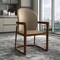 Leisuremod Svelta Elegant Wooden Dining Chair in Dark Taupe SC58DTP - alternate 3