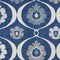 Homeroots 9' X 12' Navy Blue And Ivory Medallion Washable Indoor Outdoor Area Rug 589630 - alternate 2