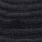 Lavish Home Bathroom Rugs 2 Woven Cotton Bath Mat Set for Boho Decor Round Rugs for Shower, Tub, Toilet, Vanity HT-BATH4-BLK - alternate 3
