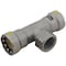 Viega MegaPressG tee P1 0.75 P2 0.75 FPT 0.75 carbon steel zinc-nickel coating 25481 - alternate 2
