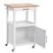 Vevor 43.7 in Kitchen Island Cart with Storage Mobile Storage Island 2 Drawers SR191276 - alternate 1