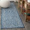 Jonathan Y Charleston Vintage Filigree Textured Weave Navy/Gray 2 ft. x 8 ft. Indoor/Outdoor Runner Rug SMB106D-28 - alternate 1