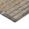 Homeroots 3' X 5' Chocolate And Gray Striped Washable Indoor Outdoor Area Rug 581701 - alternate 4