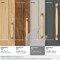 Amerock Highland Ridge 5-1/16 in 128 mm Center-to-Center Champagne Bronze Cabinet Pull BP55319CZ - alternate 3