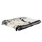 Homeroots 50" X 60" Black And Ivory Cotton Woven Striped Throw Blanket with Fringe 518831 - alternate 1