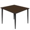 Regency Square Kahlo Breakroom Table, 48 in W, 48 in L, Neo Walnut TPL4848NWBK - alternate 1