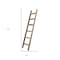 Homeroots 72" Six Step Rustic Weathered Grey Wood Ladder Shelf 380337 - alternate 4