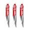Milwaukee Tool 6 in x 6 TPI Reciprocating Saw Blade, 3 PK 48-00-5341 - alternate 1