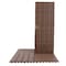 Edendirect 1 ft. x 1 ft. Quick Deck Composite Interlocking Deck Tile in Brown-6 44 sq. ft. per Box ED-W206P151693 - alternate 5
