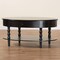 Baxton Studio Malinda Classic Black Wood 1-Drawer Coffee Table with Spindle Legs 253-14070-ZORO - alternate 5