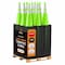 Xpose Safety Traffic Safety Cone, 36 in, PVC, Dual 6 in & 4 in Reflective Collar, Lime Green, Half Pallet (125) LTC36-64-HP125-X - alternate 1