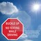 Signmission Buckle Up No Texting While Driving, 10 Inch X 10 Inch, Aluminum Metal Signs OC-A-10-29 - alternate 2