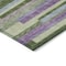 Homeroots 3' X 5' Moss Green Olive Green And Purple Striped Washable Indoor Outdoor Area Rug 613266 - alternate 4