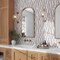 Apollo Tile Rosendal 12x12 in. Polished Thassos, Norway Rose Picket Mosaic Tile (5.3 sq ft/case) 5PK APLNOR88G58A - alternate 2