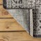 Jonathan Y Sinjuri Medallion Textured Weave Gray/Black 6 ft Square Indoor/Outdoor Area Rug SMB101D-6SQ - alternate 3
