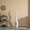 Uniquewise 51in Tall Animal Horn Shape Floor Vase: Elegant Ceramic White Accent for Entryway, Dining, or QI004040.W.M - alternate 3