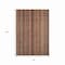 Homeroots 8' X 10' Rust Taupe And Gray Striped Washable Indoor Outdoor Area Rug 616385 - alternate 2