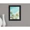 Homeroots SURFING FROM AFAR Black Framed Print Wall Art 529750 - alternate 2