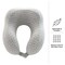 Home-Complete Travel Pillow Memory Foam Pillow with Washable Cover Neck Pillows for Sleeping, Gray HT-PILLOW2-GRY - alternate 3