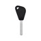 Keystart Chipkey Transponder Key Automotive SR12PT Double For Subaru Black/Silver 9977248 - alternate 2