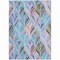 Homeroots 9' X 12' Blue Brown And Purple Geometric Washable Indoor Outdoor Area Rug 589210 - alternate 4