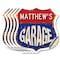 Signmission Matthew's Garage, 6 inch X 6 inch, Vinyl Decal, 5PK SHI-D-5PACK-6-383-MATTHEW - alternate 1