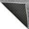Homeroots 9' X 12' Gray And Silver Striped Washable Indoor Outdoor Area Rug 610598 - alternate 3