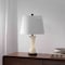 Jonathan Y Eliza 23" Transitional Modern Alabaster/Metal LED Table Lamp, Natural/Black JYL5021B - alternate 3