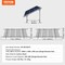 Vevor 2 Sets Multi-Pieces Solar Panel Mounting Brackets 30 deg -60 deg Adjustable, 2PK SF-SS-SKU7 - alternate 4