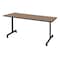 Regency Kobe Mobile T-Base Training Seminar Table, 60 in W, 30 in L, Noble Oak MKTRCC6030NO - alternate 1