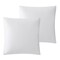 Homeroots White King Polyester 220 Thread Count Washable Duvet Cover Set 529046 - alternate 5