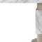Homeroots 82" White and Natural Wood Pedestal Base Dining Table 642278 - alternate 4