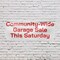 Signmission Community Wide Garage Sale this Saturday, 36 Inch x 96 Inch, Vinyl Banner B-96-30522 - alternate 2