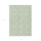 Homeroots 8' X 10' Mint Green And Ivory Geometric Washable Indoor Outdoor Area Rug 610832 - alternate 6