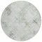 Homeroots 8' Artichoke Green And Ivory Round Geometric Washable Indoor Outdoor Area Rug 588264 - alternate 6