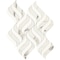 Daltile Eclessia Marble Natural Stone Wave Mosaic Polished, 11.40 SQFT Per Carton, 10PK DA99WAVEMSPL - alternate 1