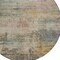 Homeroots 8' Sage And Beige Round Abstract Washable Indoor Outdoor Area Rug 616252 - alternate 5